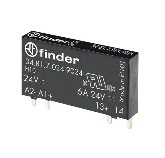 Finder 34.81.7.024.9024 6A 24VDC Bobin Girişli 24VDC Çıkışlı SSR