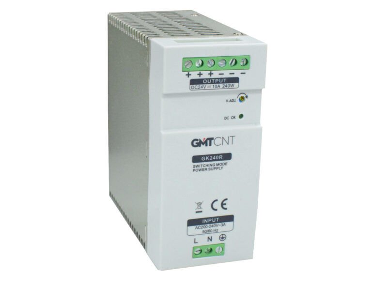 GMTCNT GK240R 24VDC 10A Ray Tipi Güç Kaynağı