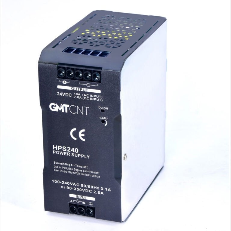 GMTCNT HPS240 24VDC 10A Ray Tipi Güç Kaynağı
