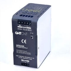 GMTCNT HPS240 24VDC 10A Ray Tipi Güç Kaynağı