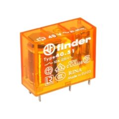 Finder 40.51.8.048.0000 48VAC 10A Tek Kontak Röle