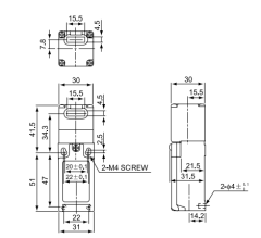 CNTD CZ-93-CPM 1NO/1NC Kapı Emniyet Switchi