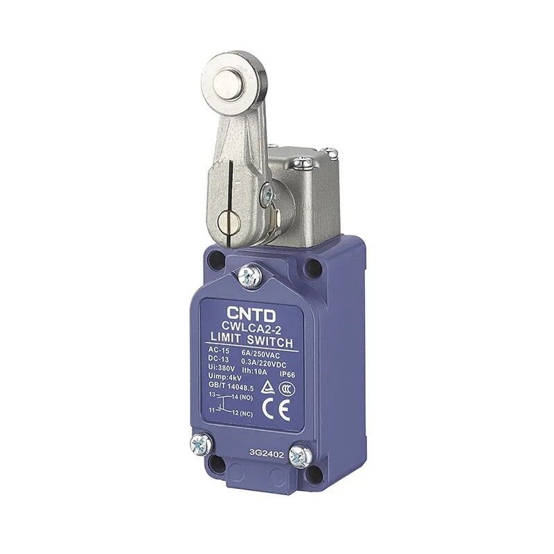 CNTD CWLCA2-2 Geniş Gövde Açısal Kol Metal Makaralı Limit Switch