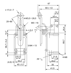 CNTD CWLCA12-2-Q Geniş Gövde Açısal Kol Ayarlı Metal Makaralı Limit Switch