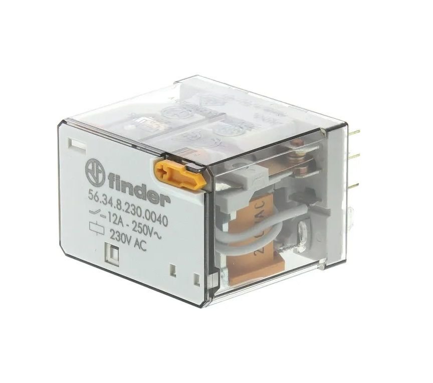 Finder 56.34.8.230.0040 220VAC 12A Dört Kontak Röle