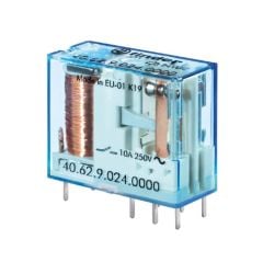 Finder 40.62.9.012.0000 12VDC 10A Çift Kontak Röle