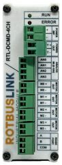 Rotbuslink  RTL-DCMD-4CH 4 Kanal RS485 (Modbus-RTU) DC Motor Sürücü Genişleme Modülü