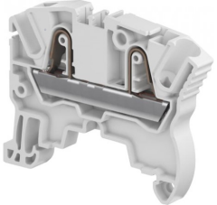 TE Connectivity 1SNK706010R0000 ZK4 Yay Baskılı Ray Klemens 4 mm Gri