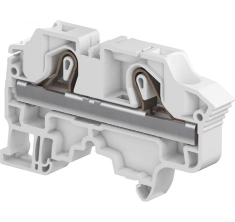 TE Connectivity 1SNK710010R0000 ZK10 Yay Baskılı Ray Klemens 10 mm Gri