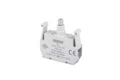 Emas B7 Ledli Sinyal Blok 12-30VAC/DC Mavi