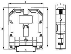 Onka 1010092 MRK 50 mm Vidalı Ray Klemens Gri