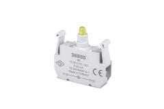 Emas B8 Ledli Sinyal Blok 12-30VAC/DC Sarı