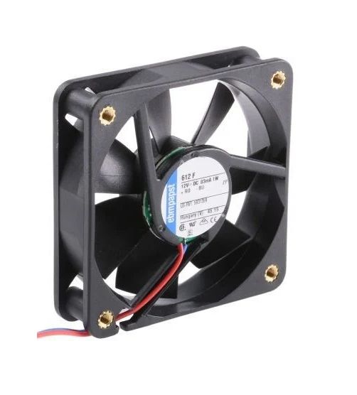 Ebmpapst 612F 60x60x15 mm 12VDC Kompakt Kare Fan