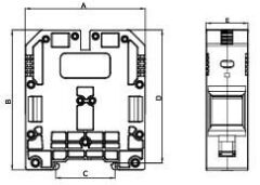 Onka 1010125 MRK 120 mm Vidalı Ray Klemens Mavi