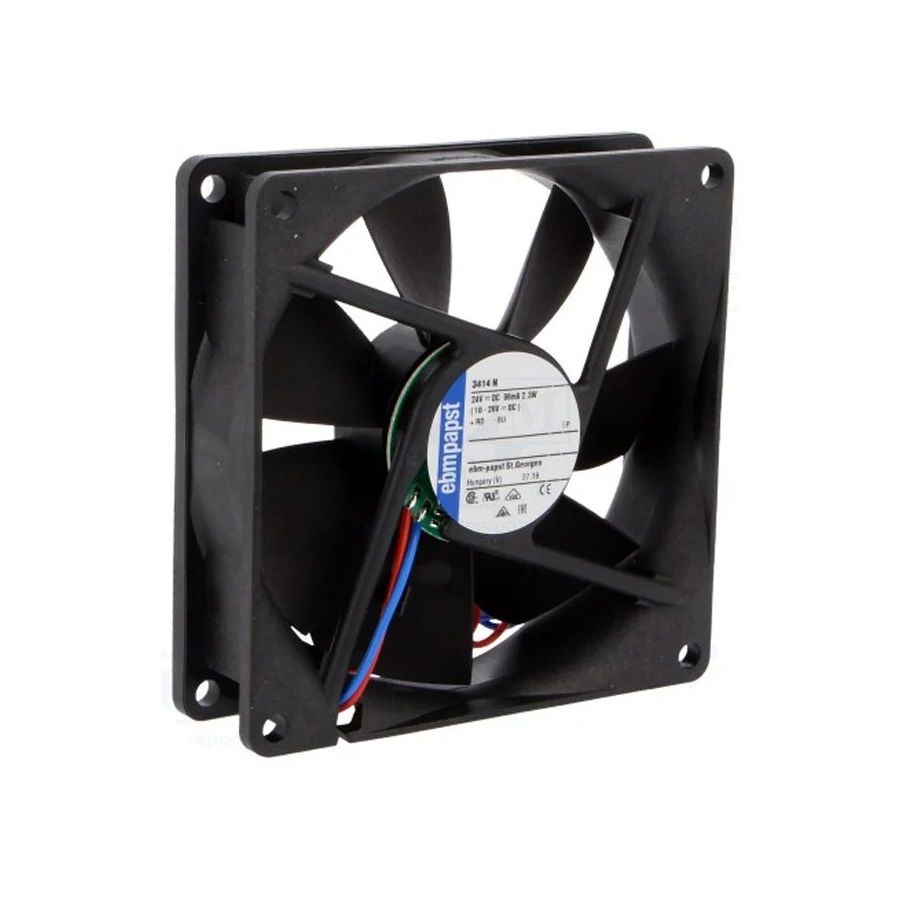 Ebmpapst 3414N 92x92x25 mm 24VDC Kompakt Kare Fan