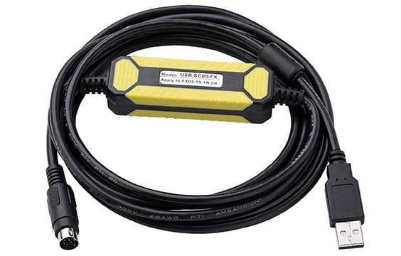 USB-SC09-FX Mitsubishi FX PLC Programlama Kablosu