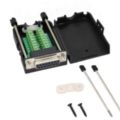 BNB-DSUB15FPV 15 Pin Dişi Vida Bağlantılı Soket