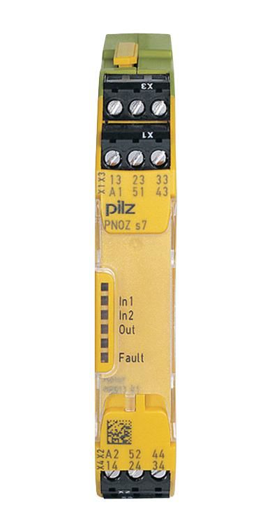 Pilz 750107 PNOZ S7 24VDC 4NO/1NC Emniyet Rölesi