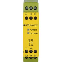 Pilz 774059 PNOZ X7 24VAC/DC 2NO Emniyet Rölesi