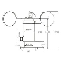 PCE FST-200-201-U Kupalı Anemometre
