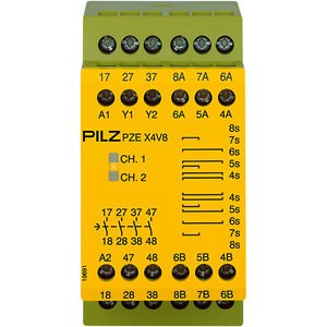 Pilz 777584 PZE X4VP8 24VDC 4NO Kontak Genişletici