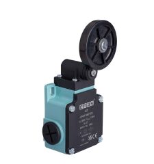 Emas L2K13MEL121 L2 Metal Gövde 50 mm Lastik Kollu Makara 1NO+1NC Sınır Şalter