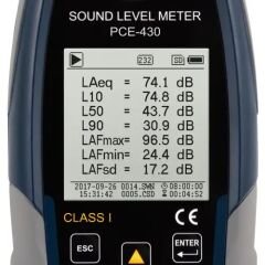 PCE 430 Desibelmetre Datalogger