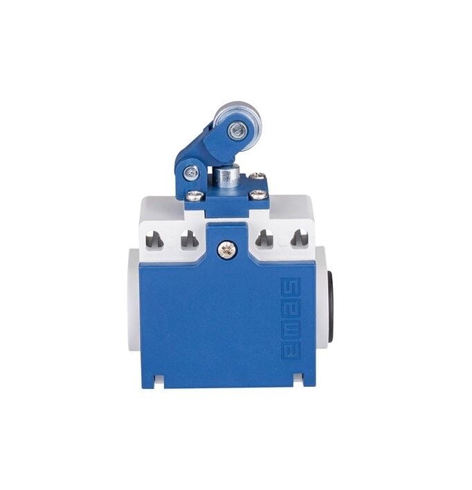 Emas L22M13MİM311 L22 Plastik Gövde 14 mm Metal Makaralı Manivela 1NO+1NC Sınır Şalter