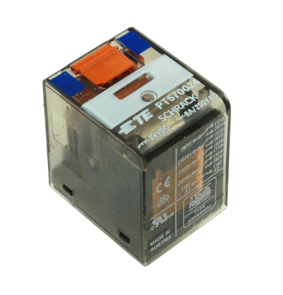 Schrack PT570024 24VDC 6A Dört Kontak Röle