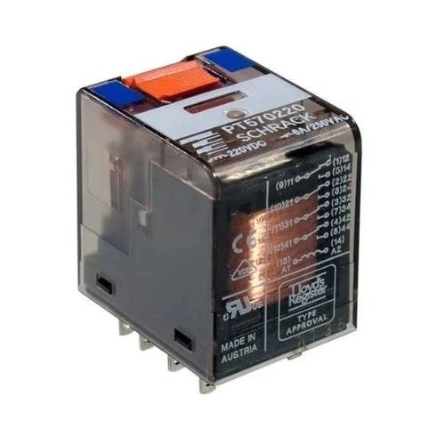 Schrack PT570220 220VDC 6A Dört Kontak Röle