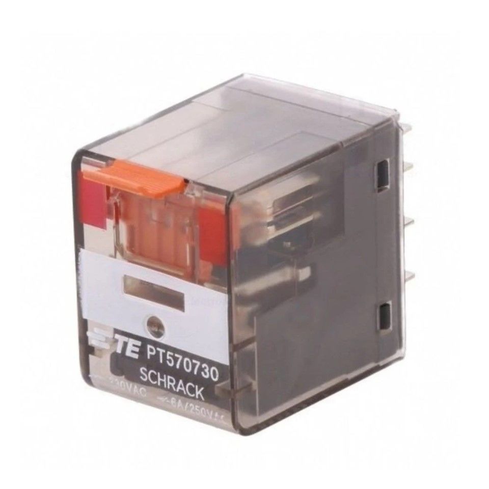 Schrack PT570730 220VAC 6A Dört Kontak Röle
