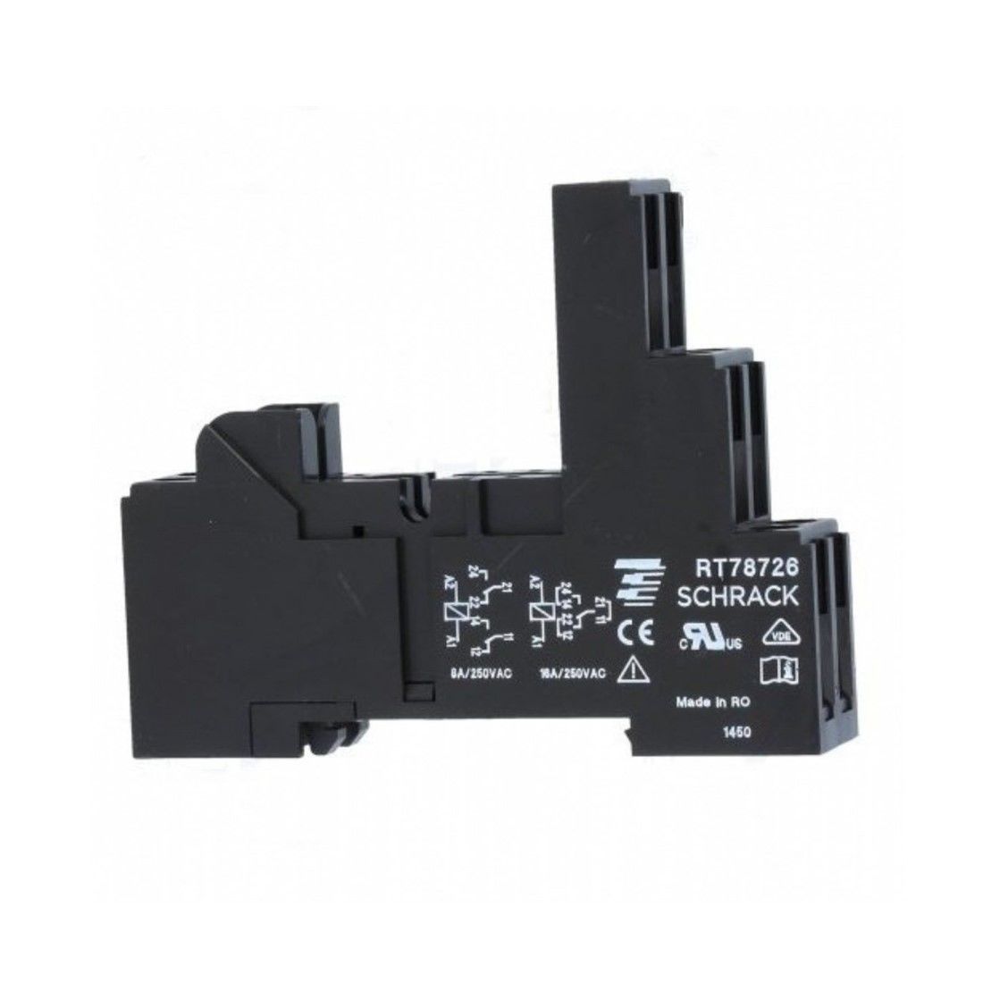 Schrack RT78726 RT Serisi İçin Röle Soketi