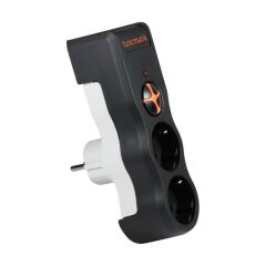 Tunçmatik TSK19022 İkili Akım Korumalı Priz Siyah