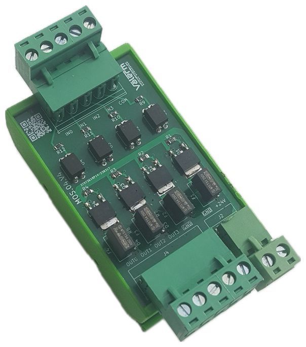 Valerm MOS-04-V4 Dört Kanal DC SSR Kartı (Transistör/Mosfet)