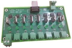 MOS-08-01 Sekiz Kanal DC SSR Kartı (Transistör/Mosfet)