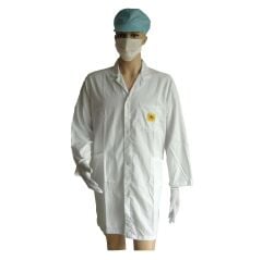 IZ-CAL Antistatik-ESD Beyaz Önlük