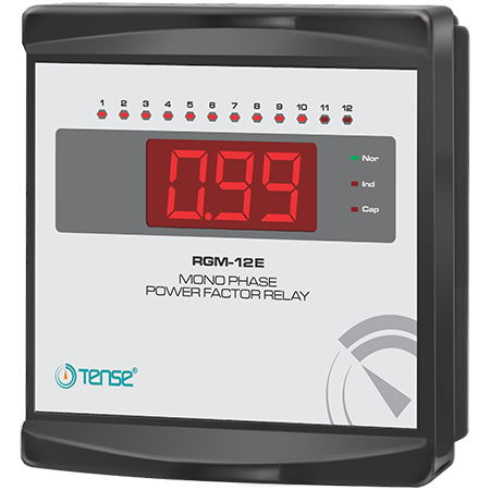 Tense RGM-12E 12 Kademe Monofaze Reaktif Güç Kontrol Rölesi