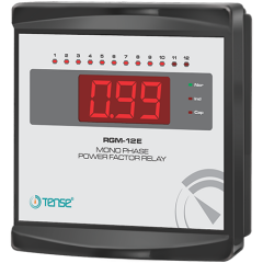 Tense RGM-12E 12 Kademe Monofaze Reaktif Güç Kontrol Rölesi