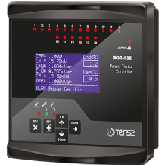 Tense RGT-18E 18 Kademe Trifaze Reaktif Güç Kontrol Rölesi