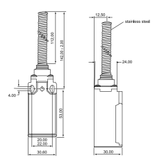 CNTD CLS-181 Dar Gövde Spiral Telli Limit Switch
