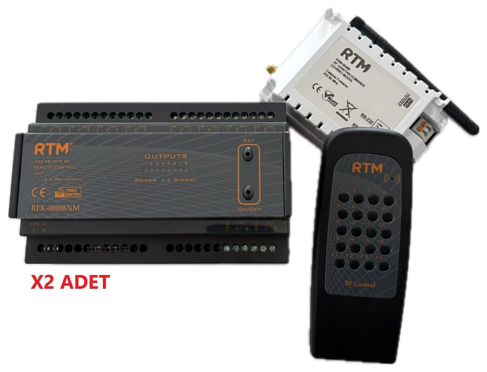 RTM RFK-00016N 16 Kanal RF Uzaktan Kumanda Kiti