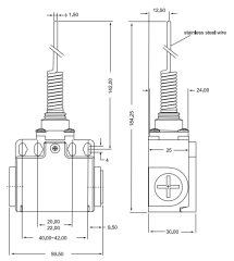 CNTD CLS-361 Geniş Gövde Telli Limit Switch