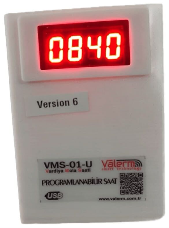 Valerm VMS-01-U Programlanabilir Vardiya ve Mola Saati