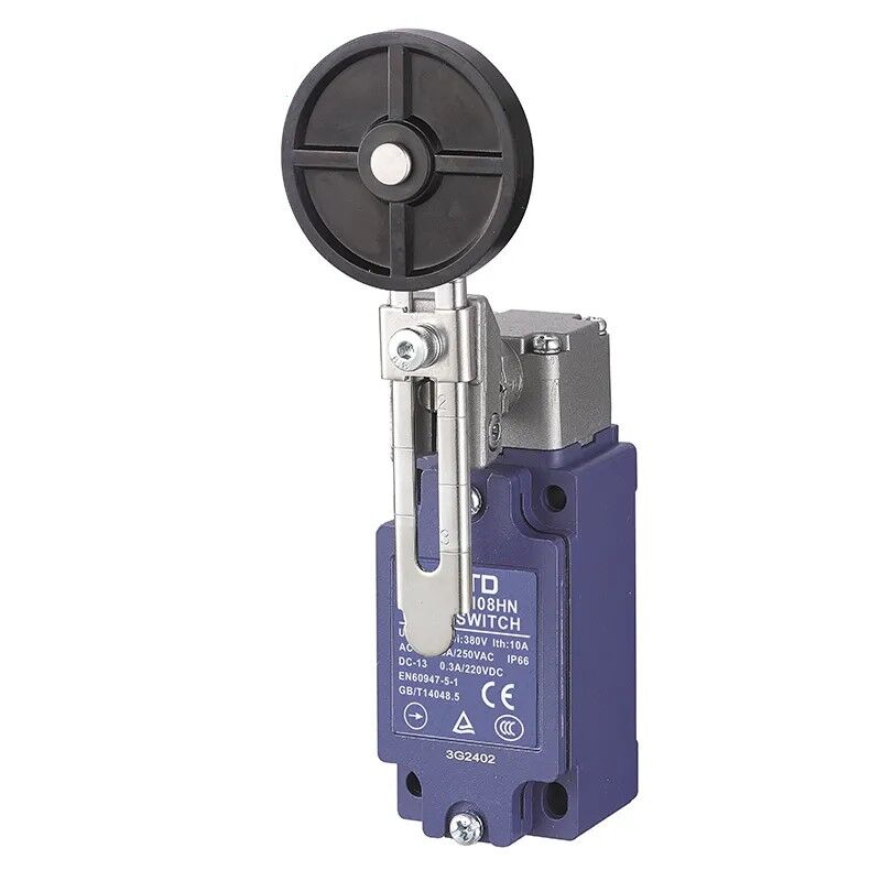 CNTD C4B-4108HN Dar Gövde Açısal Kol Ayarlı 50mm Kauçuk Makaralı Limit Switch