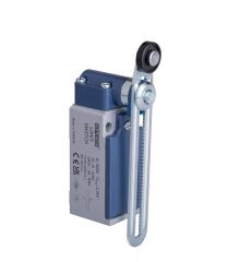 Emas L51K13MEP123 L51 Metal Gövde 18 mm Plastik Ayarlanabilir Kollu Makara 1NO+1NC Sınır Şalter