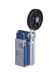 Emas L51K13MEL123 L51 Metal Gövde 50 mm Lastik Ayarlanabilir Kollu Makara 1NO+1NC Sınır Şalter