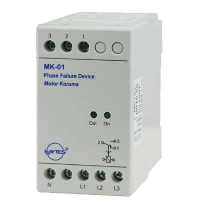 Entes MK-01 Motor Faz Koruma Rölesi