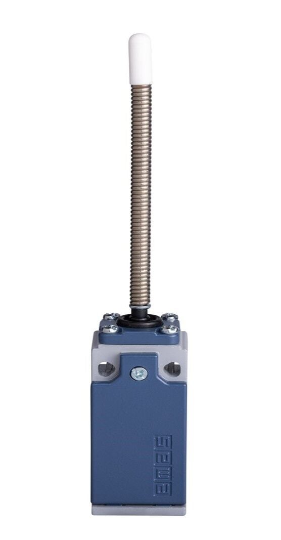 Emas L51K13SOP102 L51 Metal Gövde 7 mm Küt Plastik Uç Metal Yaylı 1NO+1NC Sınır Şalter