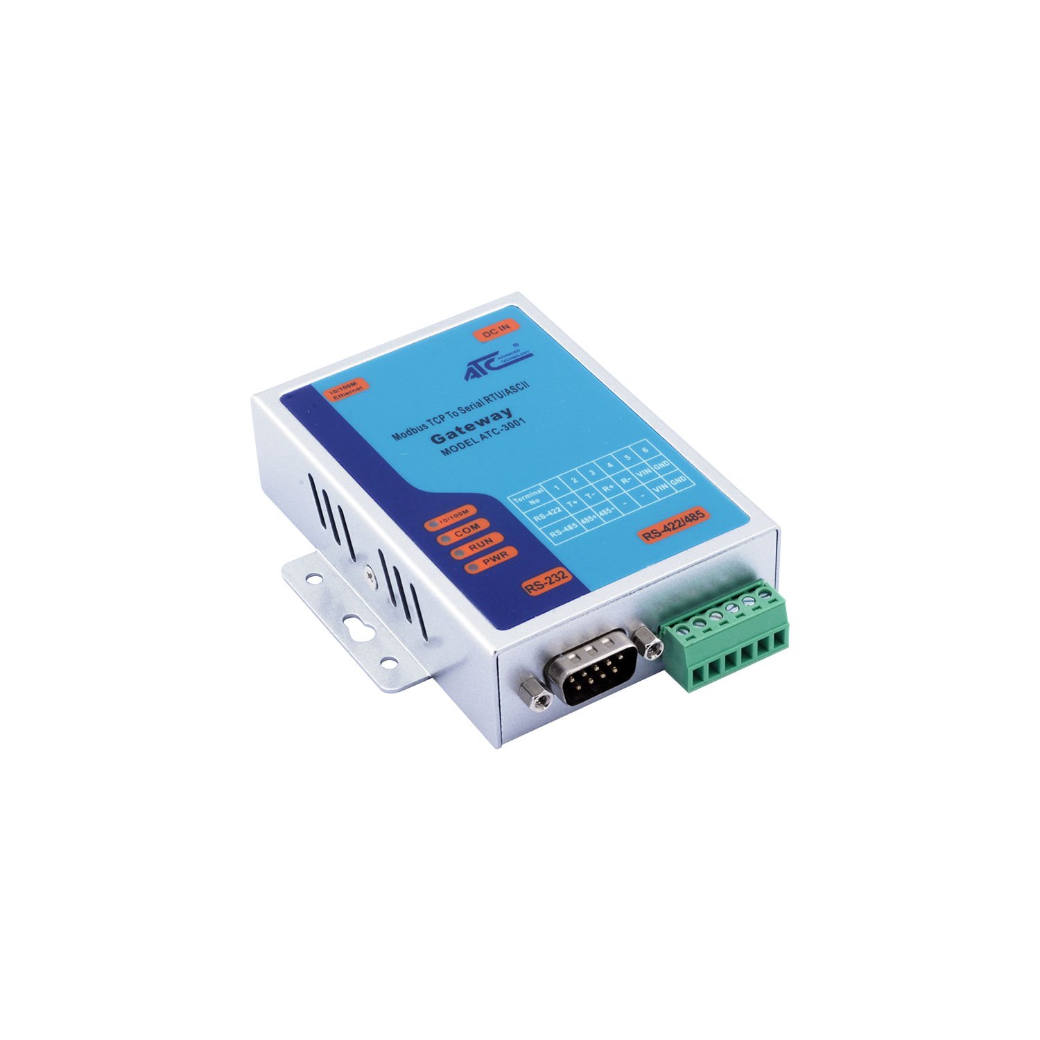 ATC 3001 RS232/RS422/RS485 1 Port Modbus Gateway