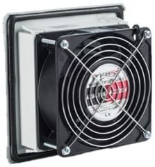Plastim PTF1000-24 120x120mm 30m3/h 24VDC Filtreli Fan